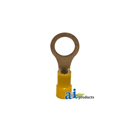A & I Products Ring Terminal, Insulated, Wire Size 12-10, Stud Size 3/8", 10 Pk 1.75" x4" x1.75" A-R11